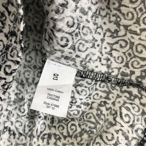 J. CREW Abstract Print Sequin Tank Size Small - Picture 6 of 6